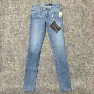 New AG Adriano Goldschmied The Legging Women's Super Skinny Jeans Size 27R Blue